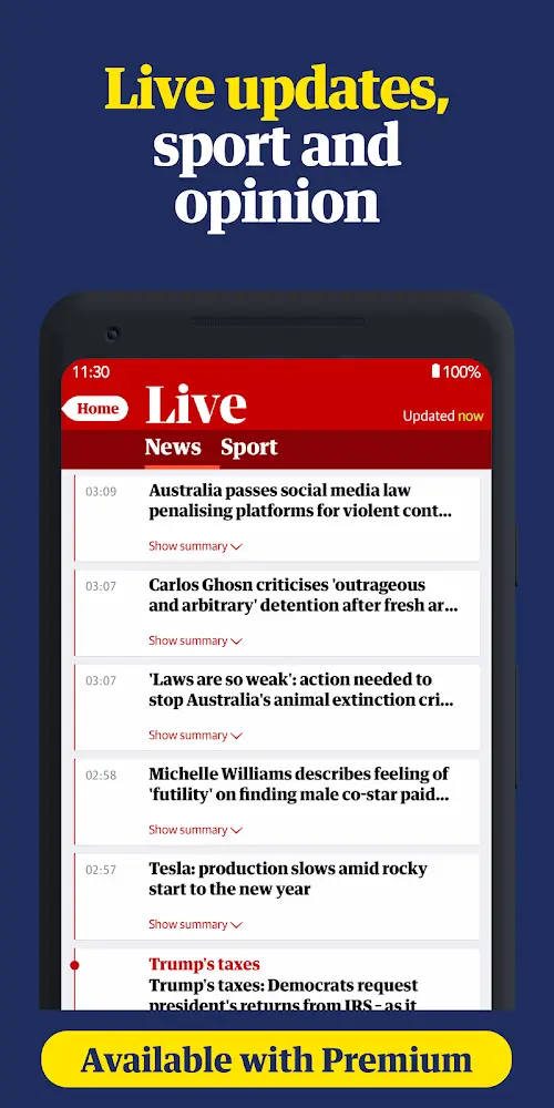 The Guardian â€“ Live World News, Sport & Opinion