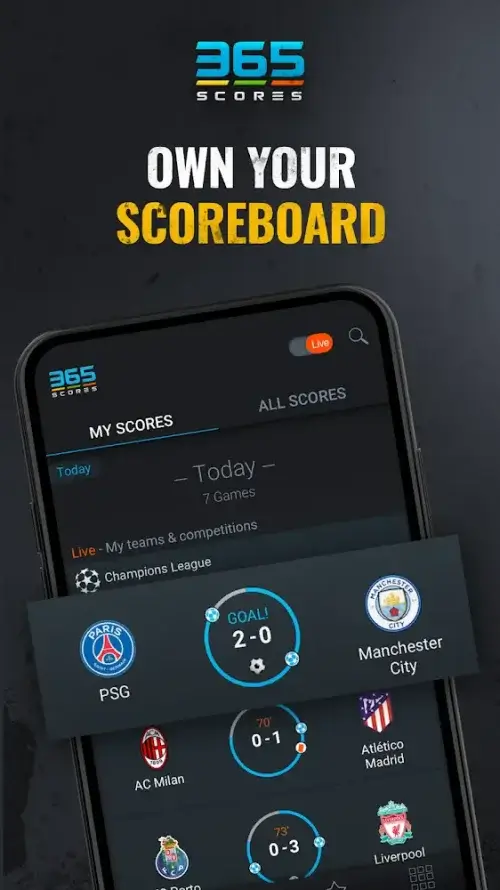 365Scores: Live Scores & News