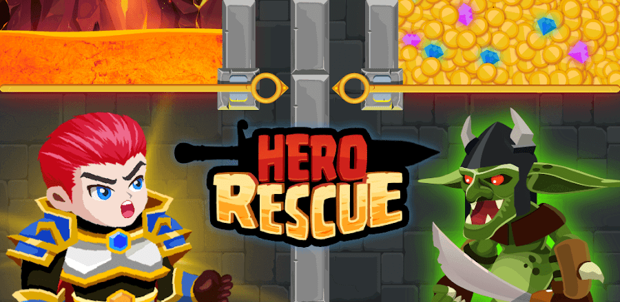 Hero Rescue Mod APK (Unlimited Coins, Hearts)