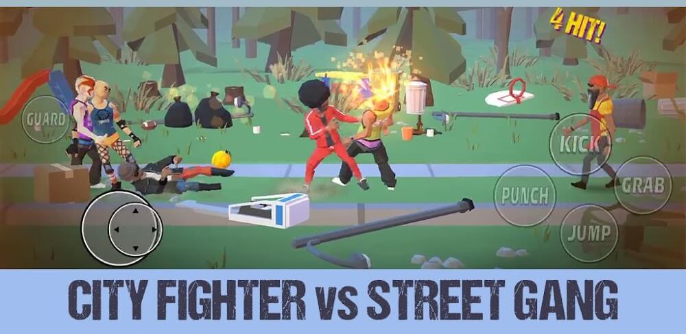 City Fighter vs Street Gang Mod APK (God Mode, One Hit)