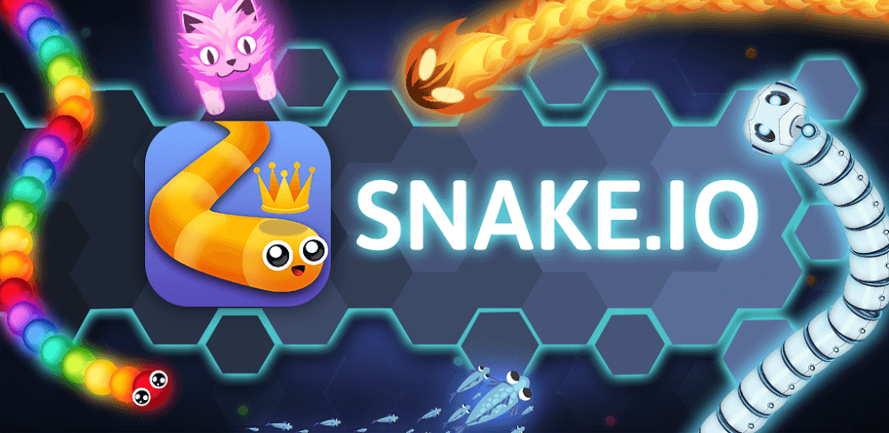 Snake.io Mod APK (Unlocked Skins, Drone View)
