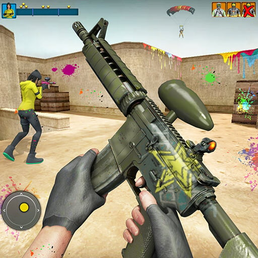 Paintball Shooting Game 3D Mod APK (One Hit, God Mode, Unlocked)