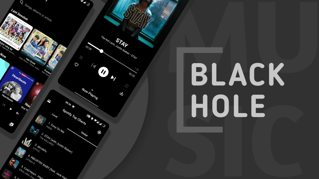 BlackHole Music Mod APK (Premium Unlocked)