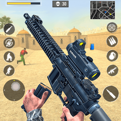Gun Games Army Mod APK (God Mode, Dumb Enemy)