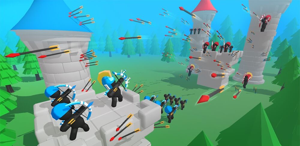 Merge Archers: Castle Defense Mod APK (Unlimited Money, No Ads)