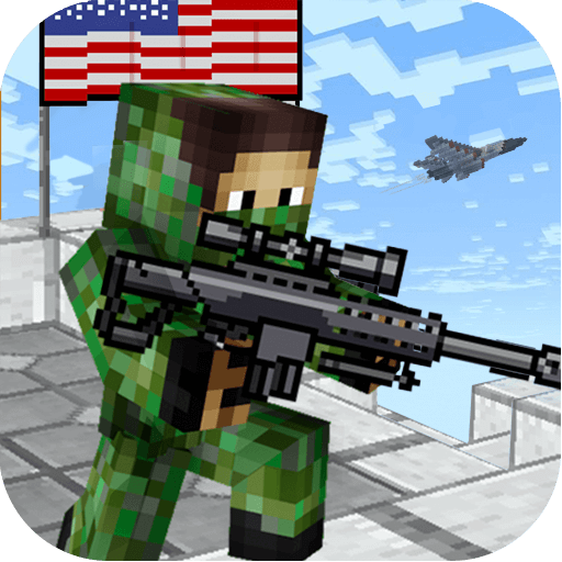 American Block Sniper Survival Mod APK (God Mode/Dumb Enemy)