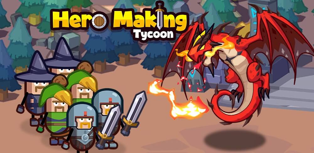 Hero Making Tycoon Mod APK (Unlimited Money, Free Reward)