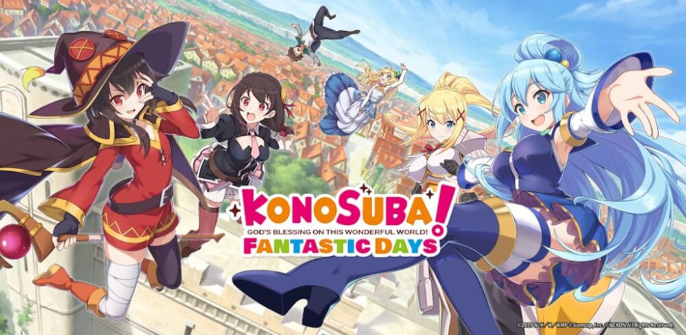 KonoSuba: Fantastic Days Mod APK (Damage/Defense Multiplier, Infinite SP, Skill)