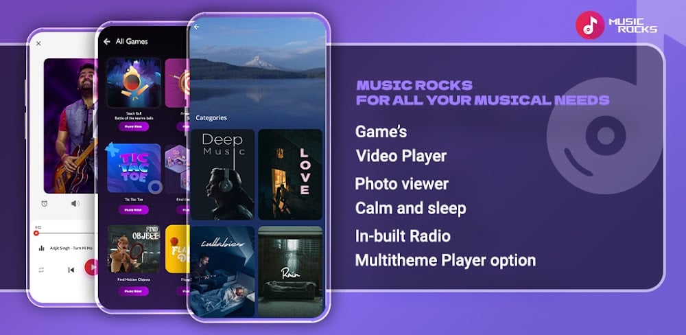 Rocks Music Player Mod APK (Premium Unlocked)