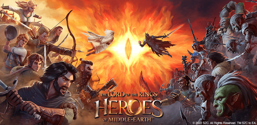 LoTR: Heroes of Middle-earth Mod APK (God Mode, One Hit)