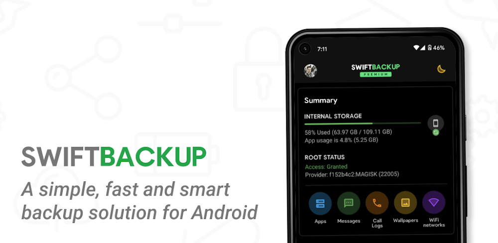 Swift Backup Mod APK (Premium Unlocked)