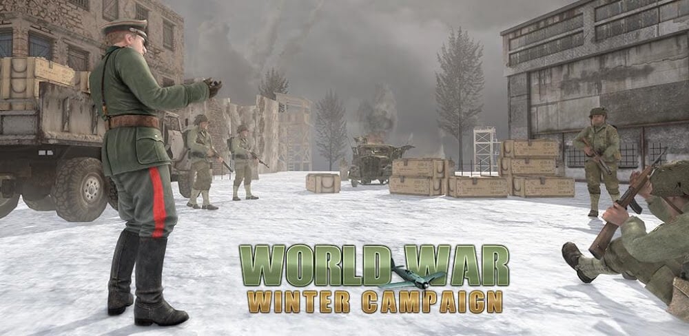 World War 2 Winter Heroes Mod APK (Dumb Enemy, God Mode)
