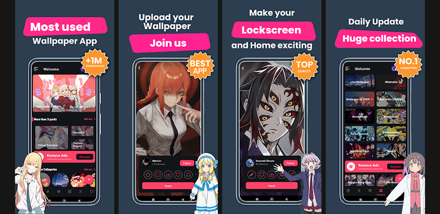 Anime Live Wallpapers Mod APK (Premium Unlocked)