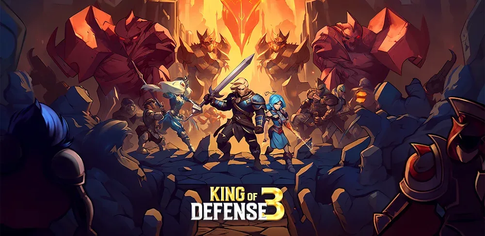 King Of Defense III: Survival Mod APK (Unlimited Gems, God Mod)