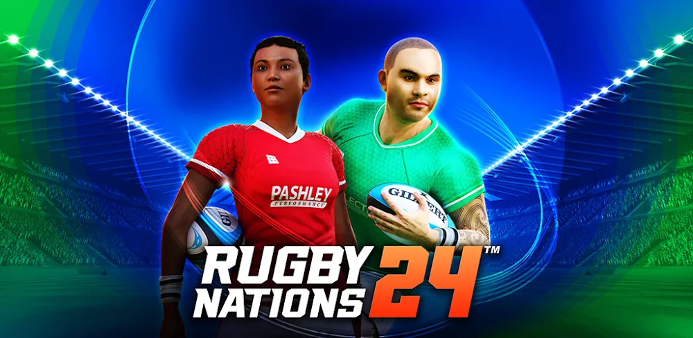 Rugby Nations 24 Mod APK (Dumb Enemy, Unlimited Money, No ADS)