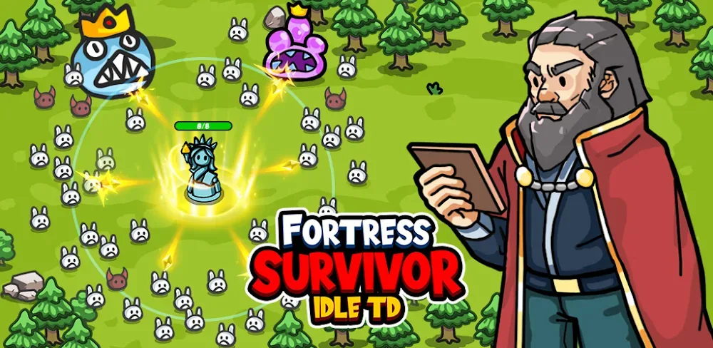 Fortress Survivor: Idle TD Mod APK (God Mode, Unlimited Money)